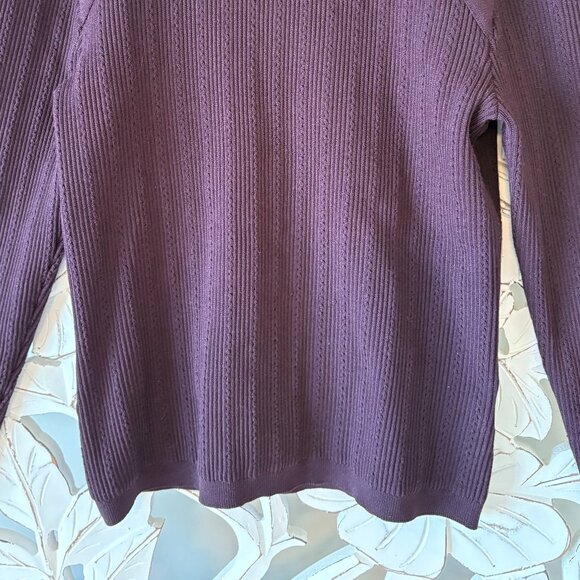 Express Novelty Gold Button Turtleneck Sweater - Picture 5 of 10